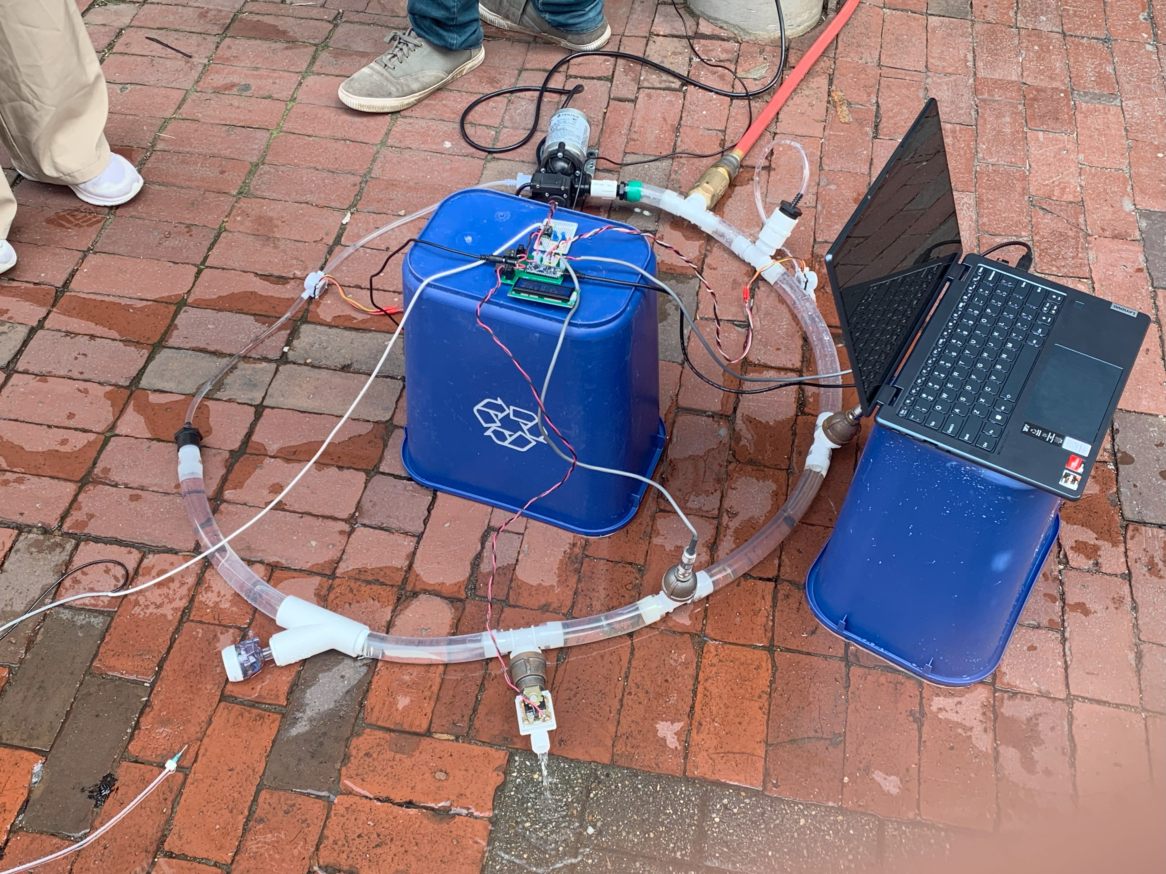 Photo of the In-vitro Setup